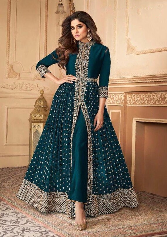 Glamour Light Tan Color Model Stitched Fancy Party Wear Anarkali Gown  (NMPRSA14_XL)ee at Rs 2499 | Anarkali Gown in Surat | ID: 21036001397