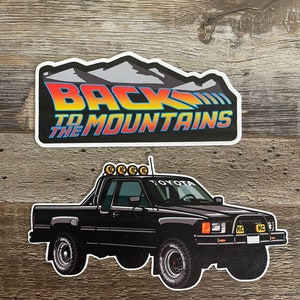 Toyota  truck and mountain decals