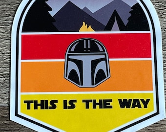 Camping this is the way Toyota colors sticker decal for 4runner, Tacoma, Tundra, Land Cruiser, FJ Cruiser