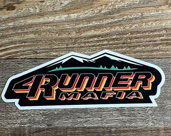 4Runner Mafia Decal: Laminated Toyota SUV Sticker