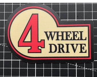 4WD Toyota Car Magnet Set: Heavy Duty Weatherproof Decal