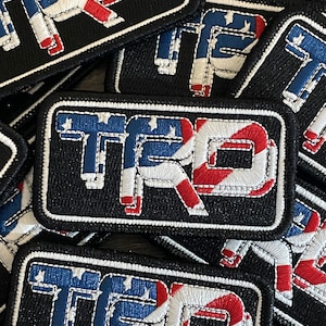 TRD American Flag Embroidered Patch - Toyota 4Runner, Tacoma