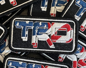 TRD American Flag Embroidered Patch - Toyota 4Runner, Tacoma