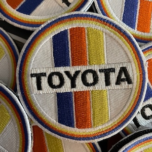 Toyota Retro Embroidered Patch: 1st Gen 4Runner, Tacoma, Tundra