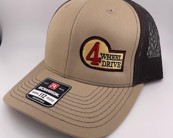 4WD Land Cruiser Hat Custom Embroidered Trucker Hat: Richardson 112 Snapback