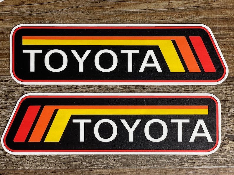 Toyota Retro Stripes Set of 2 Various Styles for 4runner - Etsy