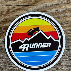 Land and sea Toyota retro sticker decal-  choose Tundra, Tacoma, 4Runner, FJ Cruiser, or land cruiser