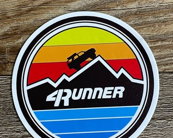 Retro 4Runner Sticker Land & Sea Vinyl Decal