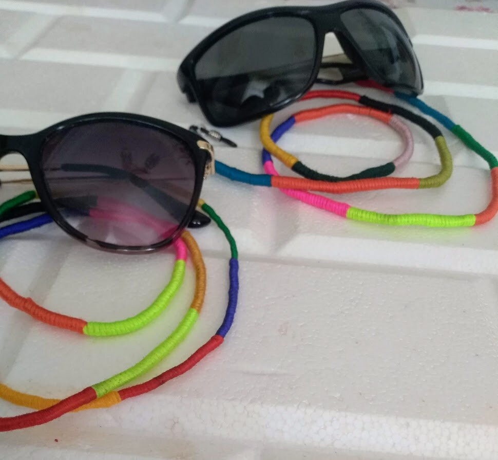 Customizable Colorful Eyeglass string for couples Etsy