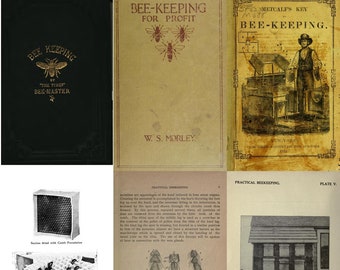 vintage bee keeping book collection - apiary, beekeeping, apiculture, Rare bee-keeping ebooks. 126 pdfs