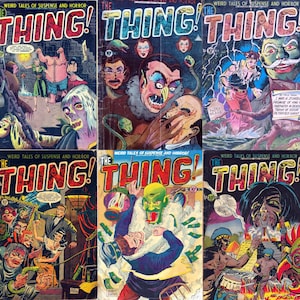 The Thing: 1950s Vintage Horror Comic Collection (17 Issues) (PDFs)