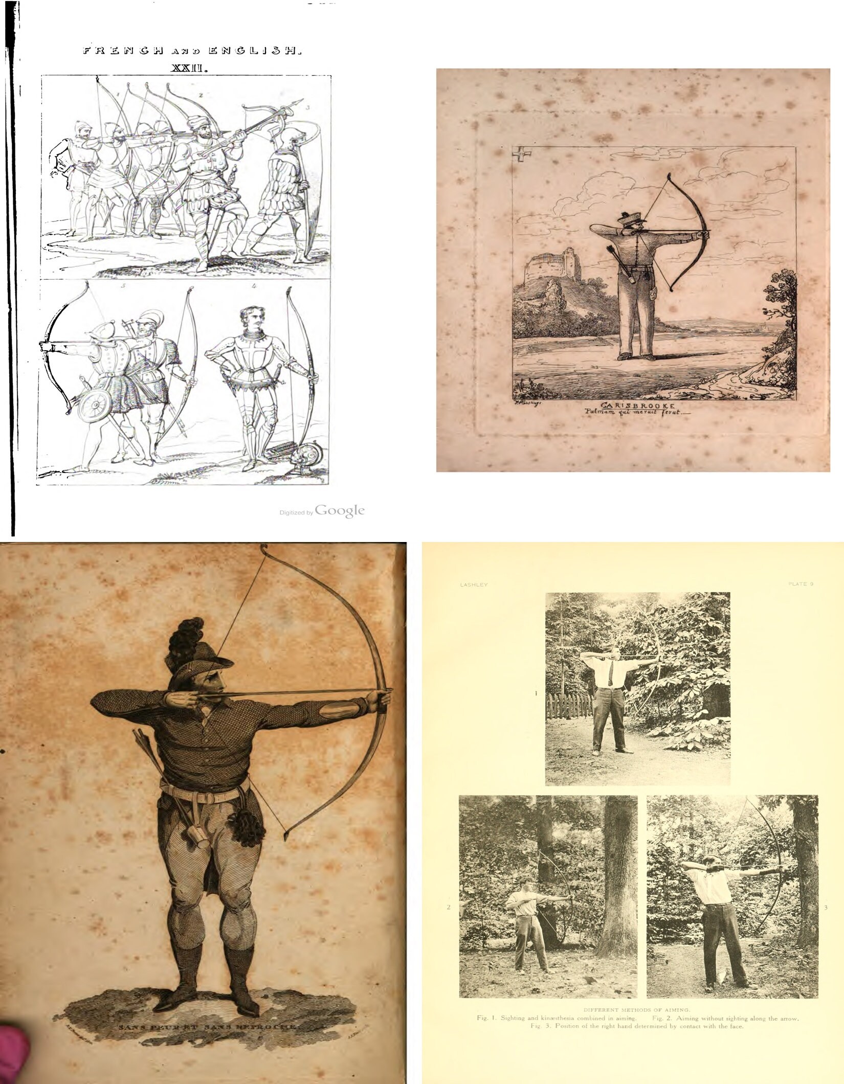 Libri Archi E Frecce Classic Archery, 35 Books Library On CD, Bow