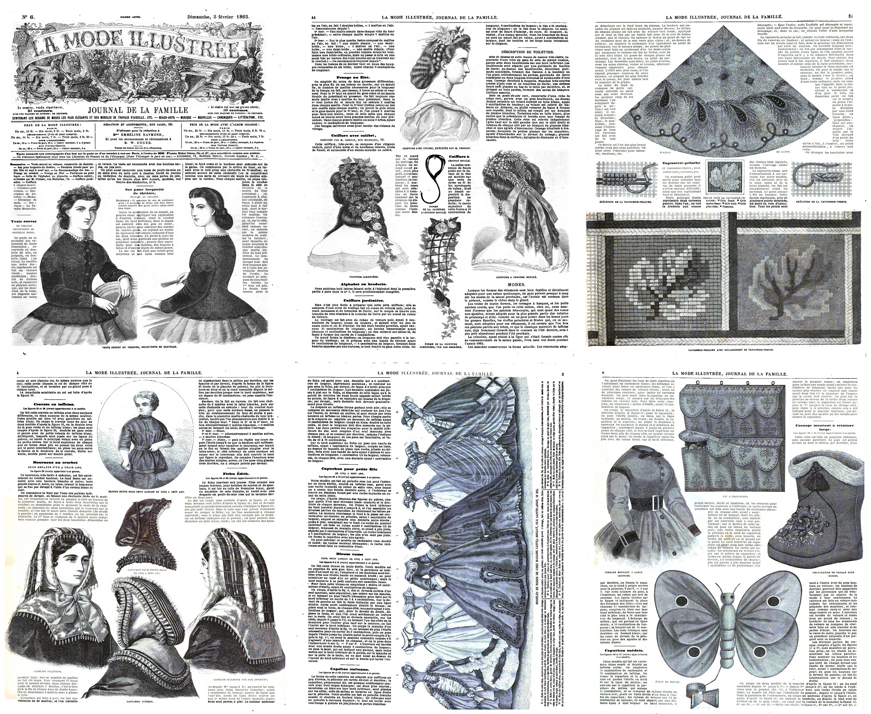 La Mode Illustree - Etsy