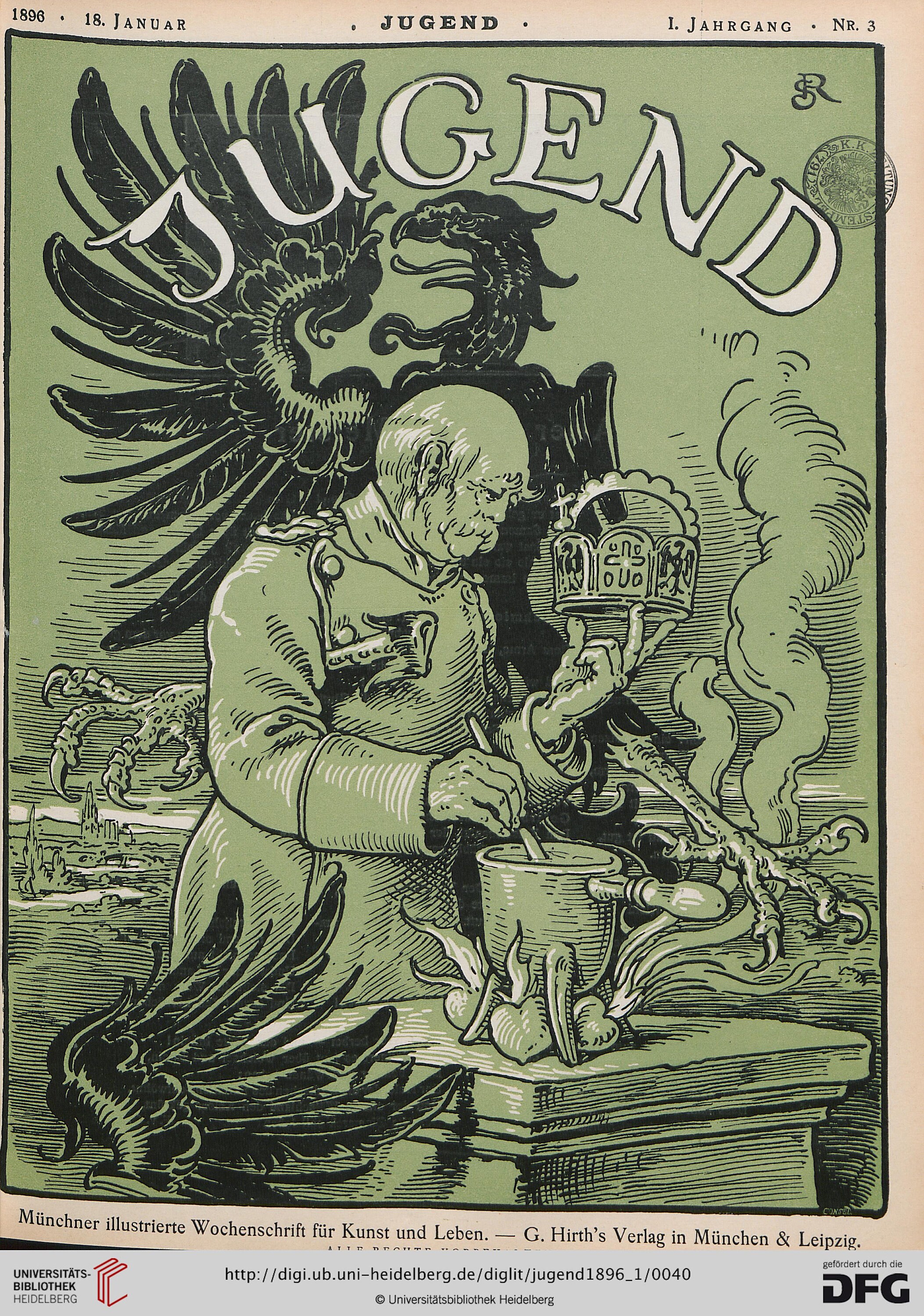 Jugend Vintage German Art Magazines 1867 to 1901. 326 Issues