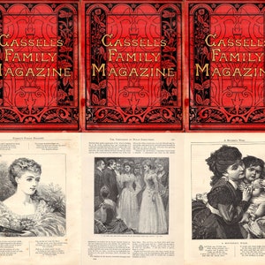 Cassell&#39;s Family Magazines - 1875 to 1891 Victorian lifestyle magazine - fashion, cooking, etiquette, travel, 6 Issues - 4500+ pages, PDFs