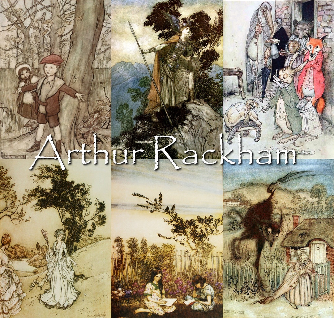 Arthur Rackham Illustrations: Vintage Fairytale Art (322 JPG Images) - Etsy
