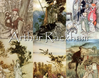 Arthur Rackham Illustrationen: Vintage Märchen Kunst (322 JPG Bilder)