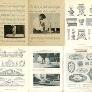 Puede incluir: Una ilustración en blanco y negro de diferentes tipos de patas y bases de muebles. La ilustración incluye una variedad de estilos, que incluyen diseños clásicos, ornamentados y simples. El texto "Renacimiento italiano" está impreso debajo de la ilustración.