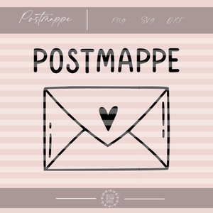 Plotterbestand "postmap" SVG DXF PNG plot kinderen school school startboekje mailmap inschrijving schoolmap basisschool