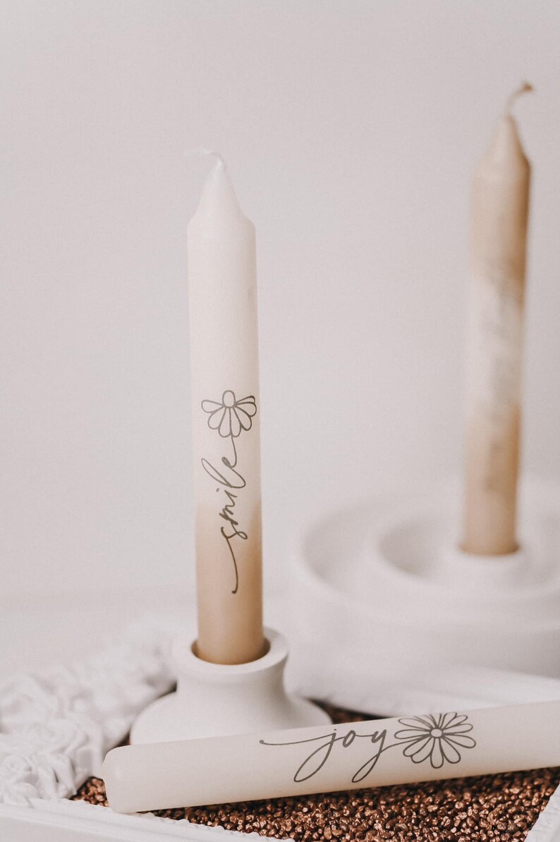 Wildflowers PDF Template Candle Tattoo Candlesticker Candles Spring ...