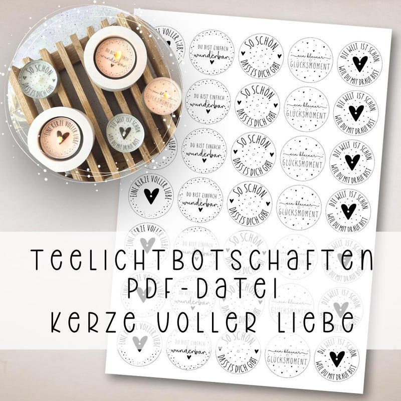 Teelicht Botschaft Geschenk Etsy Schweiz teelicht-botschaft-geschenk-etsy-schweiz