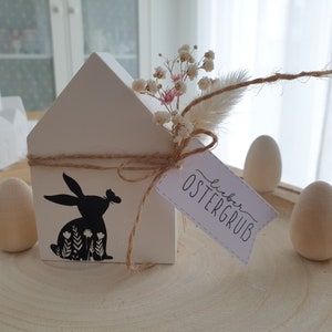 Frohe Ostern Anhänger PDF Vorlage zum Download Selbstausdrucken Geschenke Etiketten Osterhase Schöne Ostertage Osterliebe Osterzeit Hase Bild 9