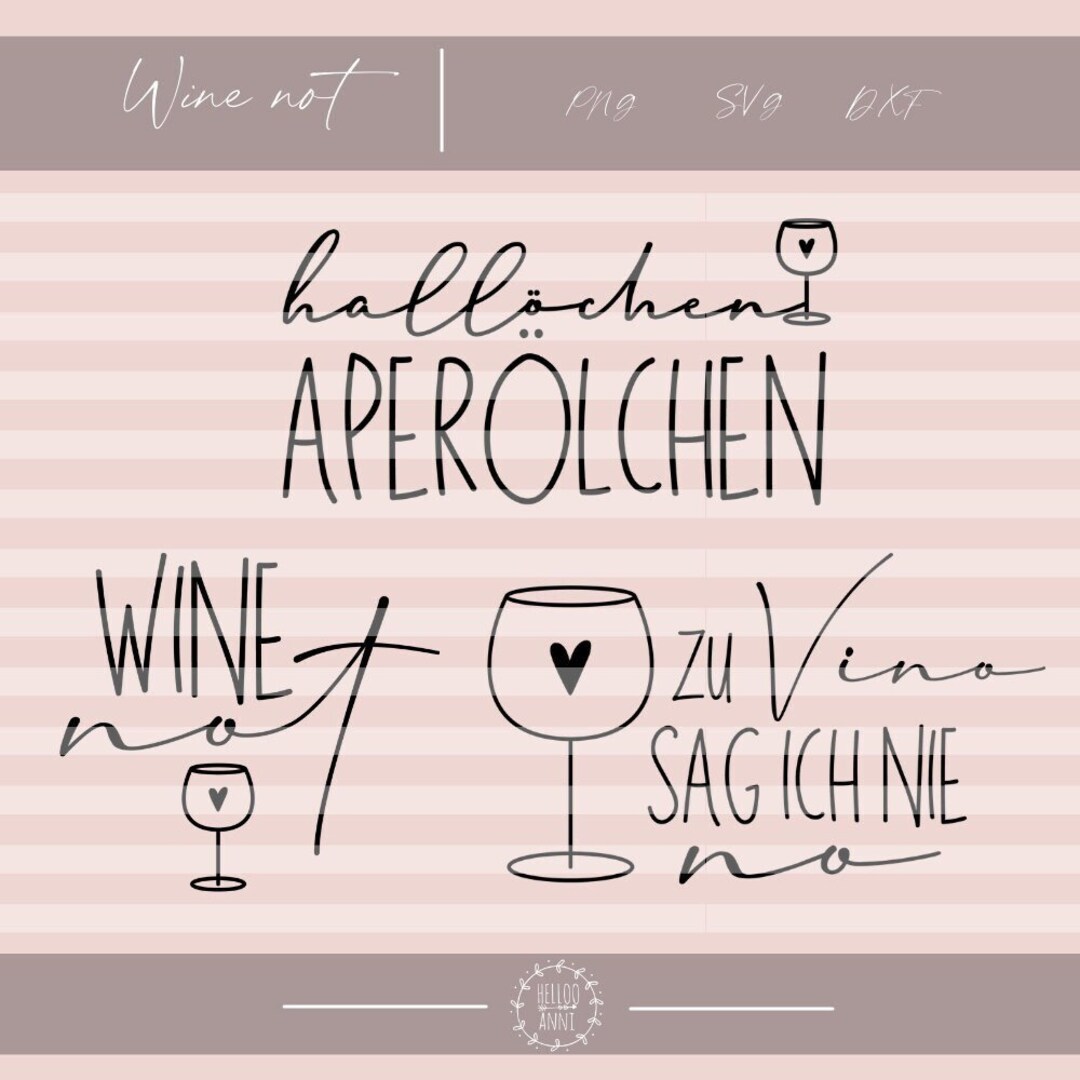 Zu Vino Sag Ich Nie No Poster – Premium Kunstdruck Auf 300g/m² Papier, DIN A4/A3