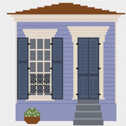 New Orleans Cross Stitch Pattern Little City Cross Stitch Etsy