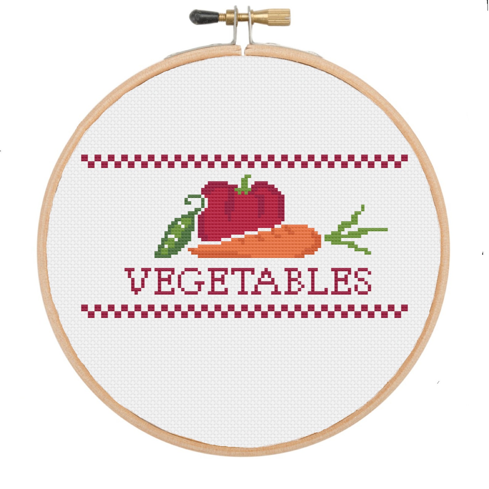 Fruit and Vegetables PDF Cross-Stitch Patterns | Etsy
