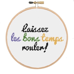 Laissez les bons temps rouler! PDF Cross-Stitch Pattern