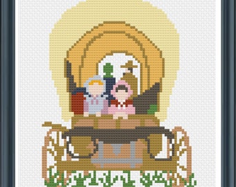 Little House on the Prairie Cross-Stitch PDF Pattern