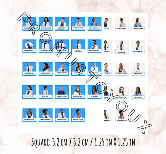 grey's guess who game