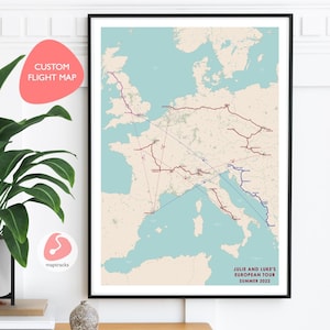 Mapa de aventuras - Ruta de viaje personalizada - Mapa de memoria personalizado - Mapa de ubicación, ruta de senderismo, mapa de vacaciones, viaje por carretera, ruta en automóvil