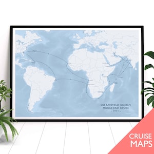 Reiskaart afdrukken - Aangepaste geheugenkaart - Gepersonaliseerde roadtrip - Autoroute, boottocht, wandelpad, vakantie, jubileum, digitale kaart