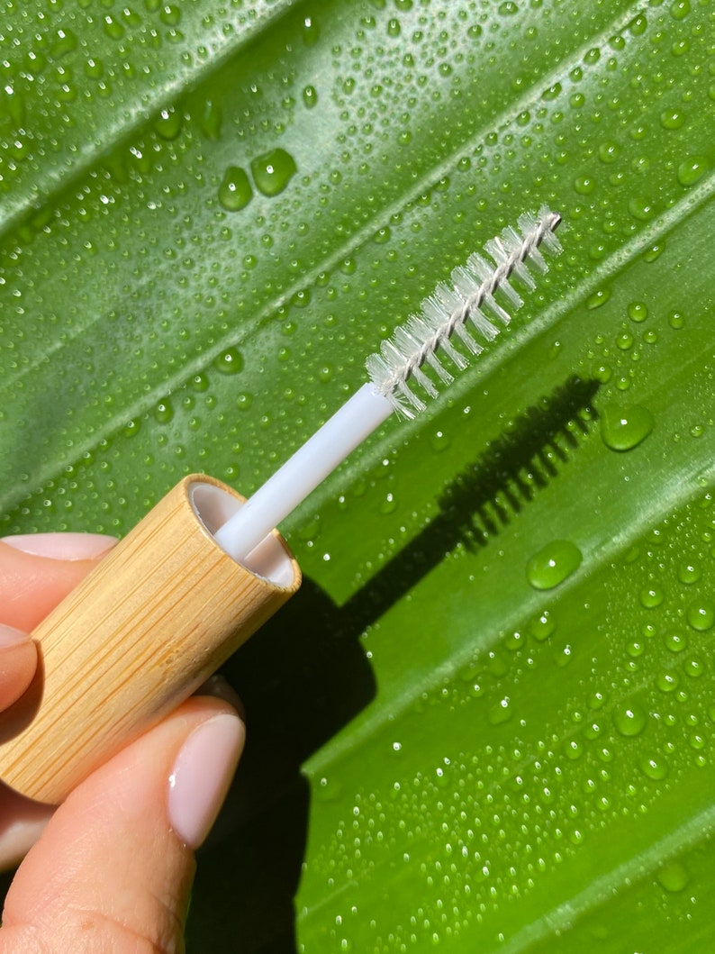 20 Empty Glass Mascara Tubes FUTUREGLOW Bamboo Eco Etsy