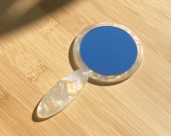 Umweltfreundlicher Handspiegel: Bioplastik Reise-Make-up-Touchup