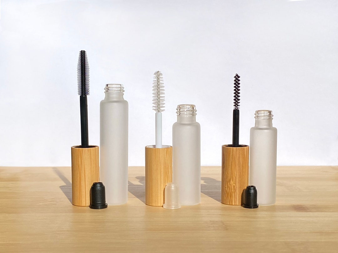 Lash Trio Sampler Set 3x Frosted Glass Tubes Brows Eyelashes Extensions