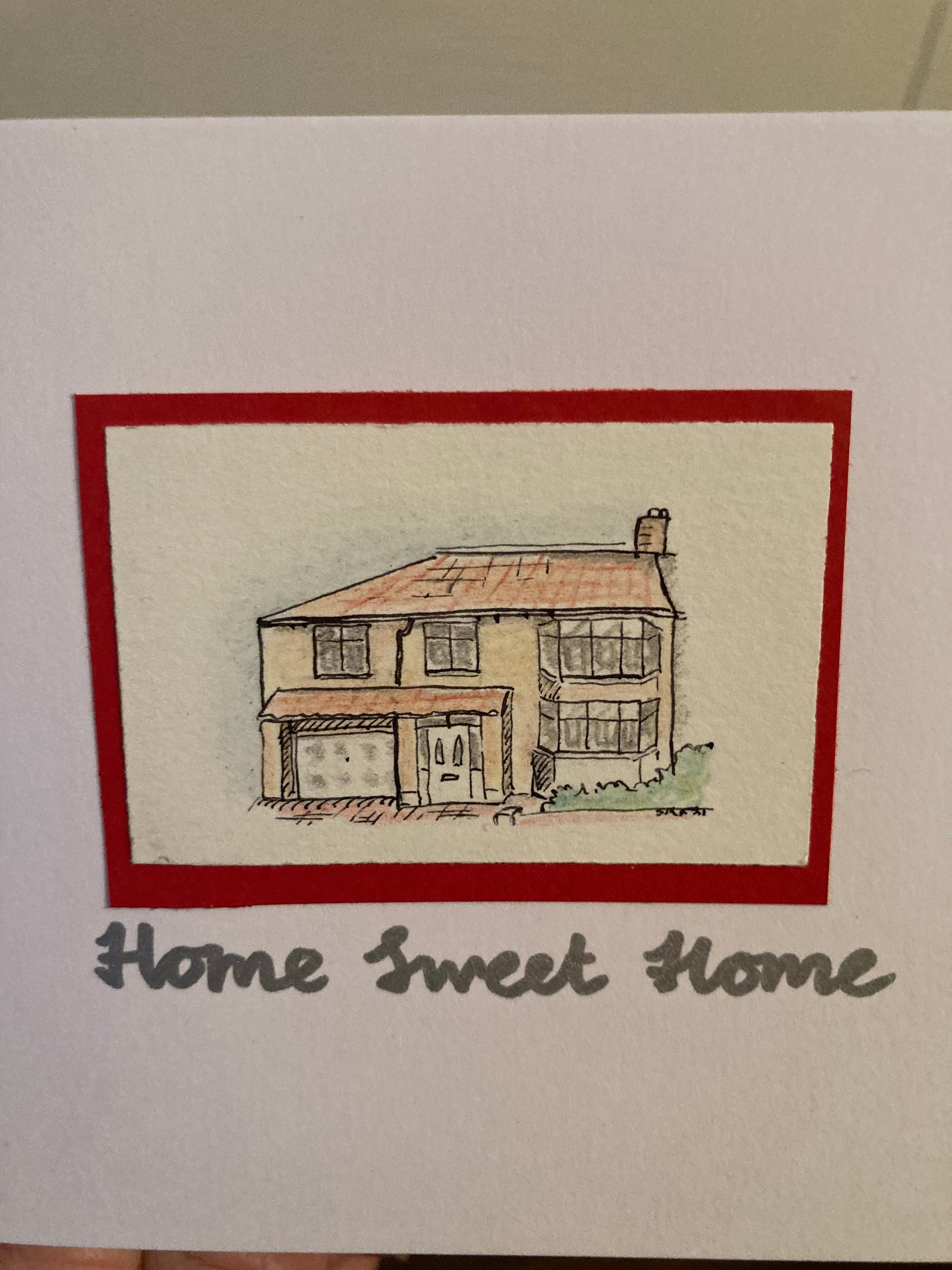 Hand Drawn Personalised Greetings Cards Etsy