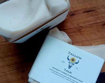 Coconut + Vanilla Shampoo Bar