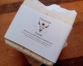 Nettle + Clary Sage Shampoo Bar