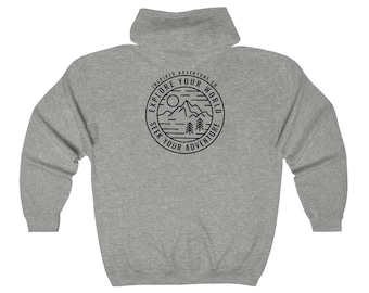Unisex Heavy Blend Full Zip Hooded Sweatshirt