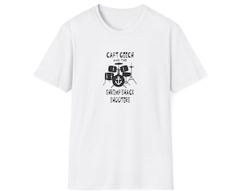 Camiseta gráfica The Oneders - Camiseta Captain Geech and the Shrimp Shack Shooters - Camiseta unissex de tecido macio com estampa clássica de filme