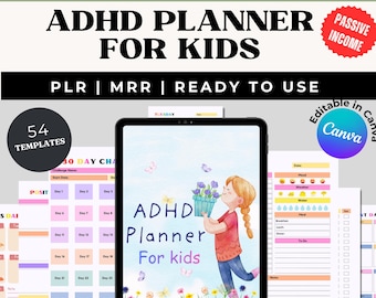 Planer Tagesplaner Kinder mit ADHS Plr mrr druckbarer Routineplaner für die Buße, digitales Produkt PDF