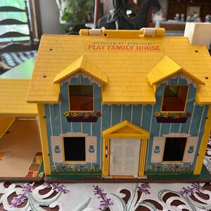Jouet Vintage : Maison Fisher-Price Play Family House De 1969 (incomplète)
