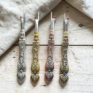 Vintage Seam Ripper Set — Rustic Stitch Unpicker | Sewing & Embroidery Tool | Gift for Sewist