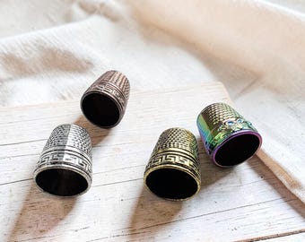 Rustic Shabby Chic Sewing Supplies thimble