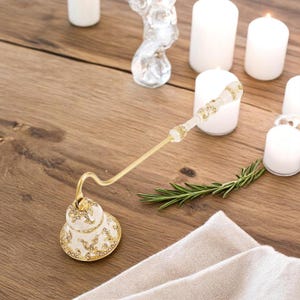 Éteignoir élégant pour bougies, extincteur décoratif pour bougies, accessoire de décoration intérieure, cadeau pour les amateurs de bougies