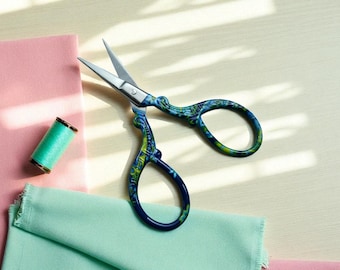 Enamel Sewing Scissors - Stainless Steel Sharp Embroidery Scissors