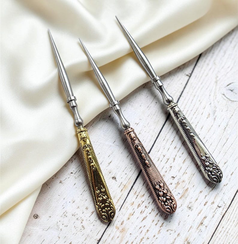 Rustic Shabby Chic Sewing Awl Tool | Craft Supplies for Sewing & DIY Projects image 1