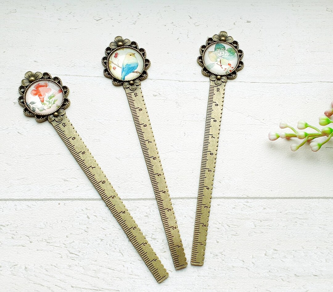 Metal Retro Metal Ruler Needlework Ruler Multi Functional Sewing Tool 3